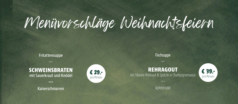 Advent Werbung 2025 Weihnachtsfeiern